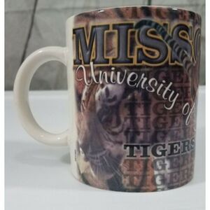 University Of Missouri - Columbia Tigers MU Mug Tiger Tea Coffee Cup 1996 EUC...